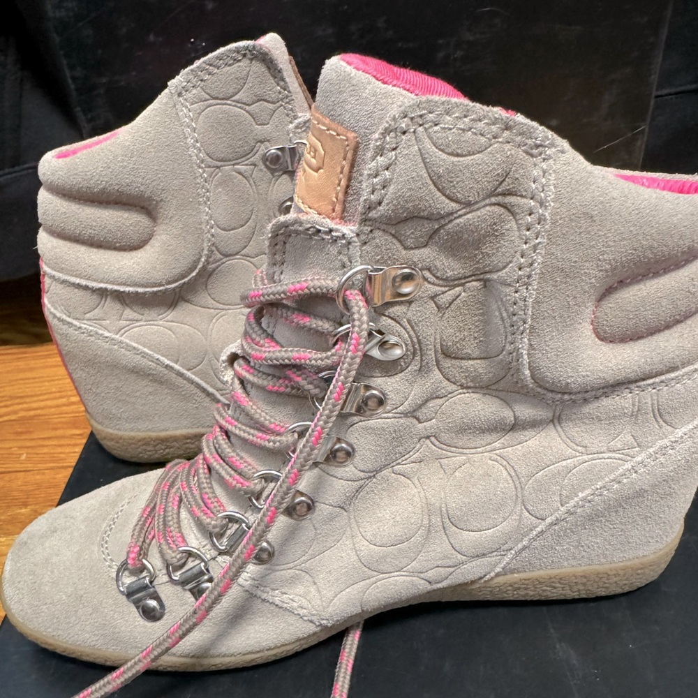 Coach wedge fashion sneaker
